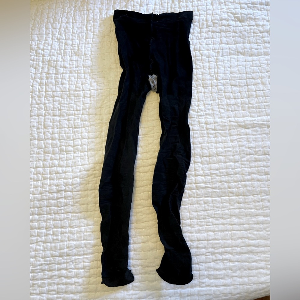 Sheertex WORN ONCE perfect condition black opaque tights size small/medium